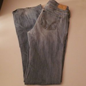 HOLLISTER 7 LONG KICK BOOT JEANS